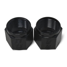 Load image into Gallery viewer, Russell Performance -6 AN Tube Nuts 3/8in dia. (Black) (2 pcs.) - Installation View