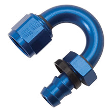 Load image into Gallery viewer, Russell Performance -6 AN Twist-Lok 180 Degree Hose End (9/16in Radius) - Back View