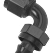 Load image into Gallery viewer, Russell Performance -6 AN Twist-Lok 90 Degree Hose End (Black) - Side View