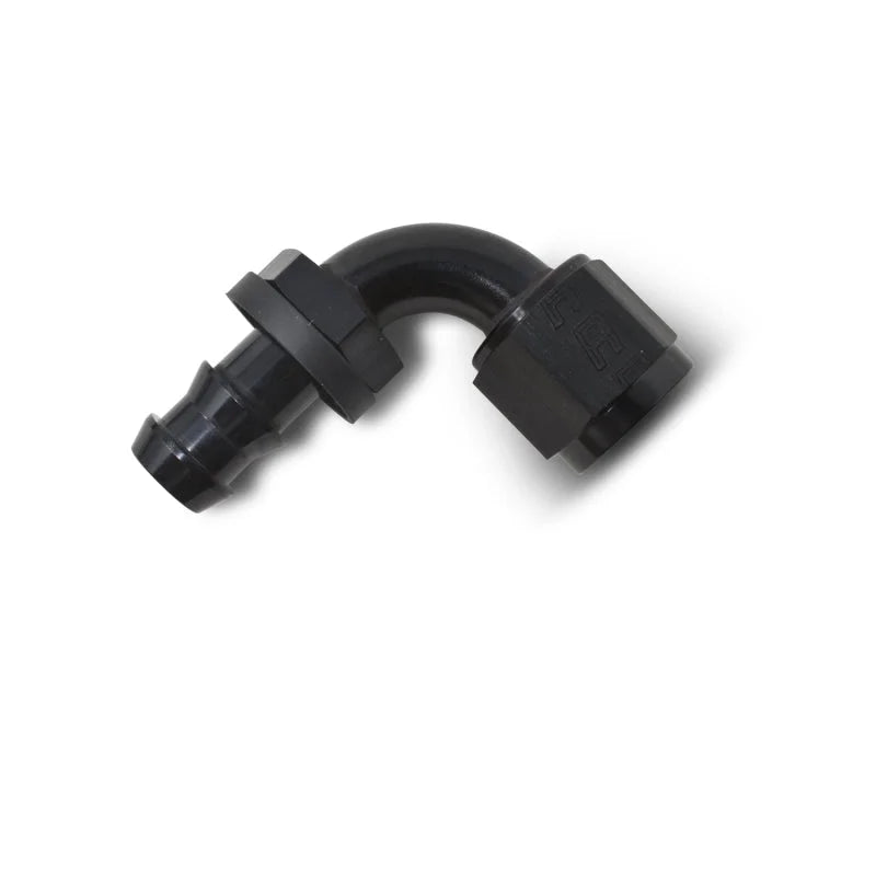Russell Performance -6 AN Twist-Lok 90 Degree Hose End (Black) - Installation View