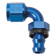 Load image into Gallery viewer, Russell Performance -6 AN Twist-Lok 90 Degree Hose End (Blue) - Main Product View