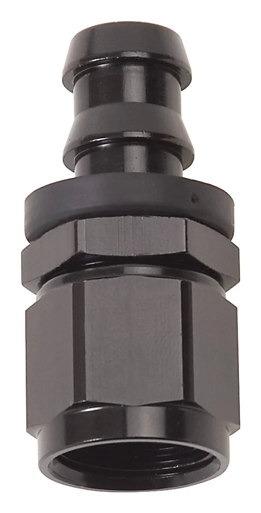 Russell Performance -6 AN Twist-Lok Straight Hose End - Side View