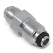 Load image into Gallery viewer, Russell Performance -6 AN (male to 11/16in-18 O-ring seal) Power Steering Adapter. Clear anodized - Side View