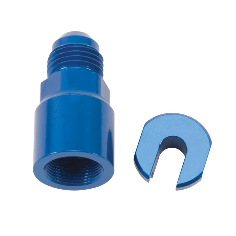 Russell Performance -6 AN male to 1/4in SAE Quick-Disconnect Female (Blue Single) - Additional View 6