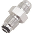 Load image into Gallery viewer, Russell Performance -6 AN (male to 5/8in-18 O-ring seal) Power Steering Adapter. Clear anodized - Side View