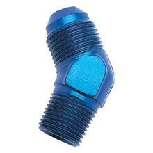Load image into Gallery viewer, Russell Performance -6 AN to 1/4in NPT 45 Degree Flare to Pipe Adapter - Back View