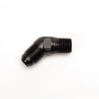 Load image into Gallery viewer, Russell Performance -6 AN to 1/4in NPT 45 Degree Flare to Pipe Adapter - Back View