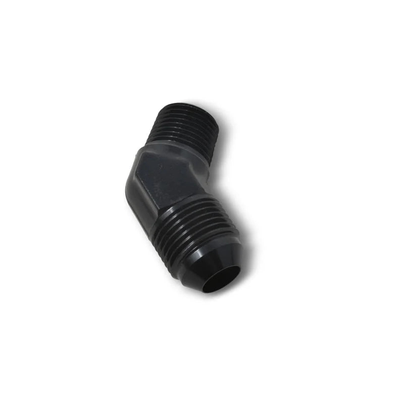 Russell Performance -6 AN to 1/4in NPT 45 Degree Flare to Pipe Adapter - Additional View 9