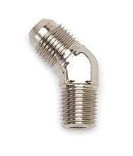 Load image into Gallery viewer, Russell Performance -6 AN to 1/4in NPT 45 Degree Flare to Pipe Adapter - Back View