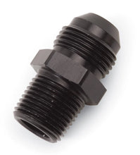 Load image into Gallery viewer, Russell Performance -6 AN to 1/4in NPT Straight Flare to Pipe (Black) - Main Product View