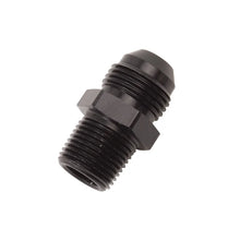 Load image into Gallery viewer, Russell Performance -6 AN to 1/4in NPT Straight Flare to Pipe (Black) - Side View