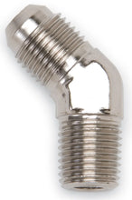 Load image into Gallery viewer, Russell Performance -6 AN to 1/8in NPT 45 Degree Flare to Pipe Adapter - Back View