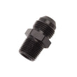 Load image into Gallery viewer, Russell Performance -6 AN to 1/8in NPT Straight Flare to Pipe (Black) - Main Product View