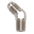 Load image into Gallery viewer, Russell Performance -6 AN to 3/8in NPT 45 Degree Flare to Pipe Adapter - Installation View
