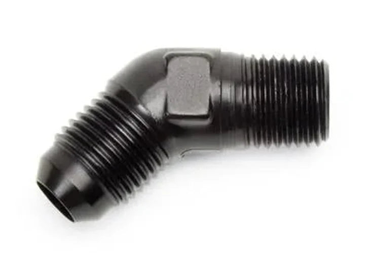 Russell Performance -6 AN to 3/8in NPT 45 Degree Flare to Pipe Adapter - Additional View 5