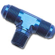 Load image into Gallery viewer, Russell Performance -6 AN to 3/8in NPT Flare to Pipe Tee Fitting - Main Product View