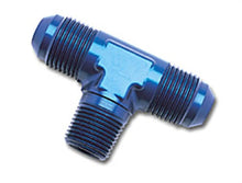 Load image into Gallery viewer, Russell Performance -6 AN to 3/8in NPT Flare to Pipe Tee Fitting - Main Product View