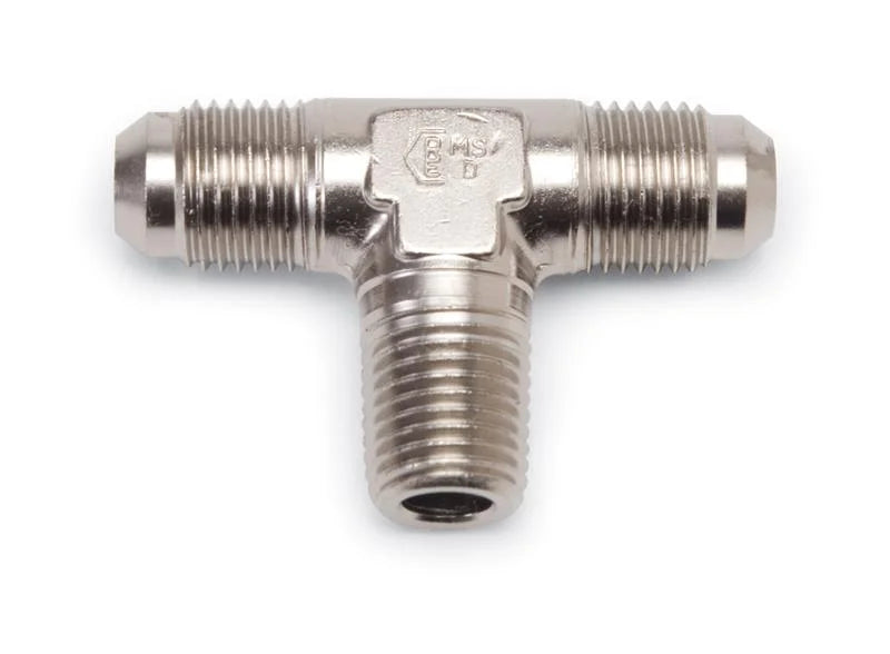 Russell Performance -6 AN to 3/8in NPT Flare to Pipe Tee Fitting - Main Product View