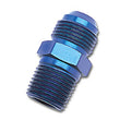 Load image into Gallery viewer, Russell Performance -6 AN to 3/8in NPT Straight Flare to Pipe (Blue) - Main Product View
