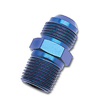 Load image into Gallery viewer, Russell Performance -6 AN to 3/8in NPT Straight Flare to Pipe (Blue) - Main Product View