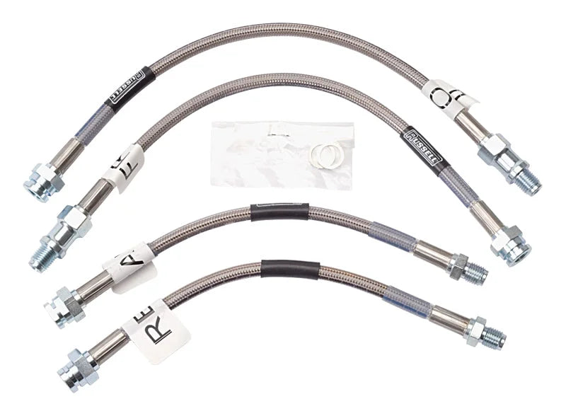 Russell Performance 63-82 Chevrolet Corvette Brake Line Kit - Back View