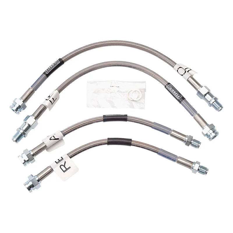 Russell Performance 63-82 Chevrolet Corvette Brake Line Kit - Installation View