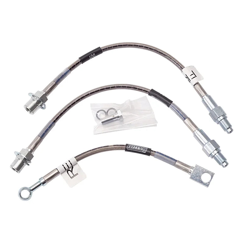 Russell Performance 79-86 Ford Mustang Brake Line Kit - Back View