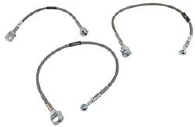 Russell Performance 79-91 GM C-10/C-20 Blazer/ Jimmy/ Suburban 2WD Brake Line Kit - Side View