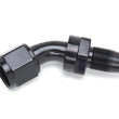 Load image into Gallery viewer, Russell Performance -8 AN 45 Degree Hose End Without Socket - Polished and Black - Main Product View