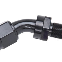 Load image into Gallery viewer, Russell Performance -8 AN 45 Degree Hose End Without Socket - Polished and Black - Side View