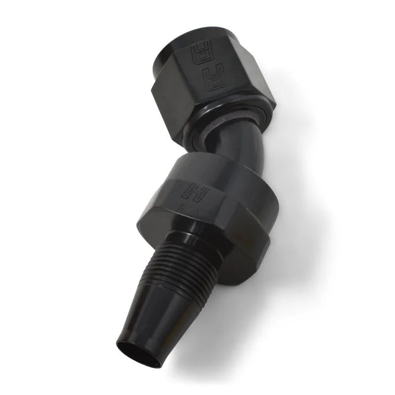 Russell Performance -8 AN 45 Degree Hose End Without Socket - Polished and Black - Additional View 7