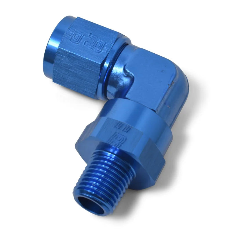 Russell Performance -8 AN 90 Degree Female to Male 1/2in Swivel NPT Fitting - Additional View 6