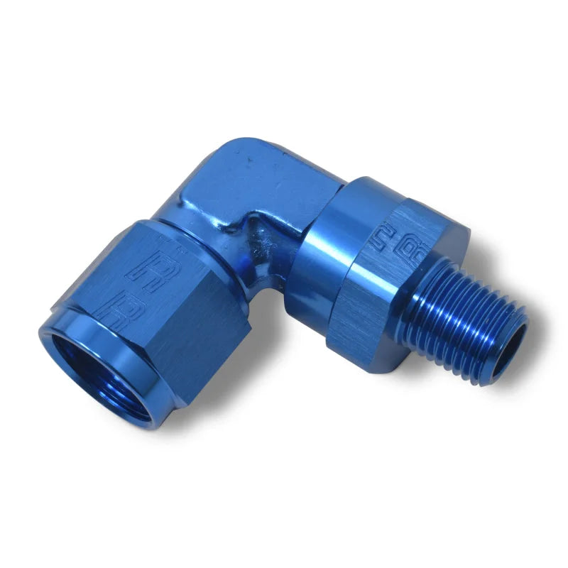 Russell Performance -8 AN 90 Degree Female to Male 1/2in Swivel NPT Fitting - Additional View 9