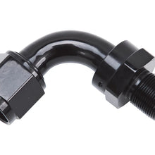 Load image into Gallery viewer, Russell Performance -8 AN 90 Degree Hose End Without Socket - Black - Side View