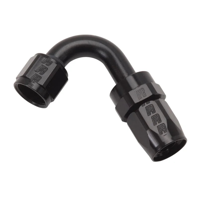 Russell Performance -8 AN Black 120 Degree Full Flow Swivel Hose End - Main Product View