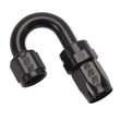 Load image into Gallery viewer, Russell Performance -8 AN Black 180 Degree Full Flow Swivel Hose End - Main Product View