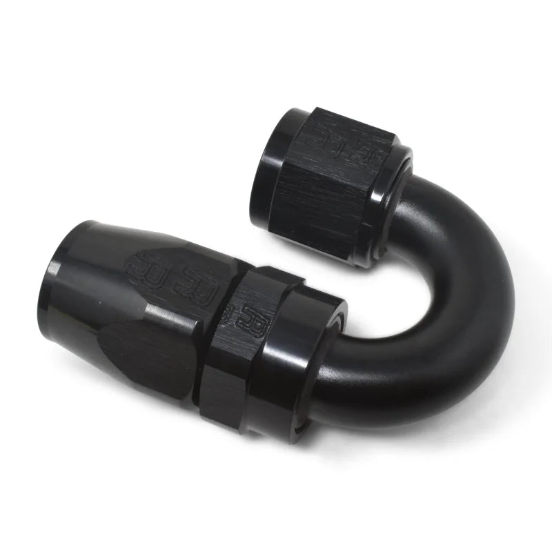 Russell Performance -8 AN Black 180 Degree Full Flow Swivel Hose End - Installation View