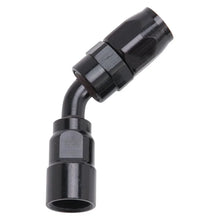 Load image into Gallery viewer, Russell Performance -8 AN Black 45 Degree Full Flow Hose End - Side View