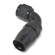 Load image into Gallery viewer, Russell Performance -8 AN Black 90 Degree Full Flow Hose End - Side View
