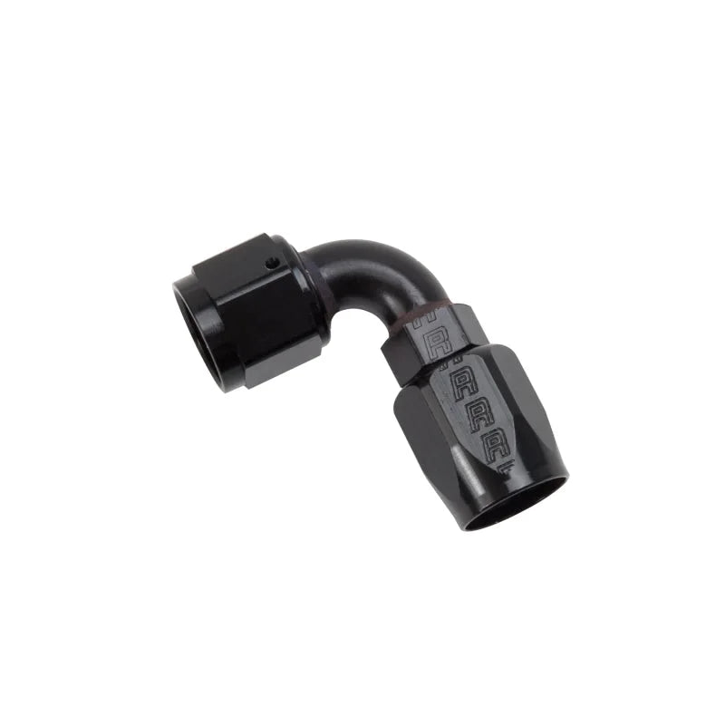Russell Performance -8 AN Black 90 Degree Full Flow Hose End - Installation View