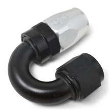 Load image into Gallery viewer, Russell Performance -8 AN Black/Silver 180 Degree Tight Radius Full Flow Swivel Hose End - Additional View 6