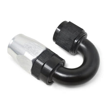 Load image into Gallery viewer, Russell Performance -8 AN Black/Silver 180 Degree Tight Radius Full Flow Swivel Hose End - Additional View 7