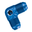 Load image into Gallery viewer, Russell Performance -8 AN Blue 90 Degree Fuel Pressure Adapter - Main Product View