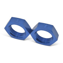 Load image into Gallery viewer, Russell Performance -8 AN Bulkhead Nuts 3/4in -16 Thread Size (Blue) - Additional View 7