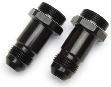 Load image into Gallery viewer, Russell Performance -8 AN Carb Adapter Fittings (2 pcs.) (Black) - Back View
