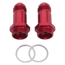 Load image into Gallery viewer, Russell Performance -8 AN Carb Adapter Fittings (2 pcs.) (Red) - Main Product View