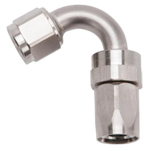 Load image into Gallery viewer, Russell Performance -8 AN Endura 120 Degree Full Flow Swivel Hose End (With 3/4in Radius) - Main Product View
