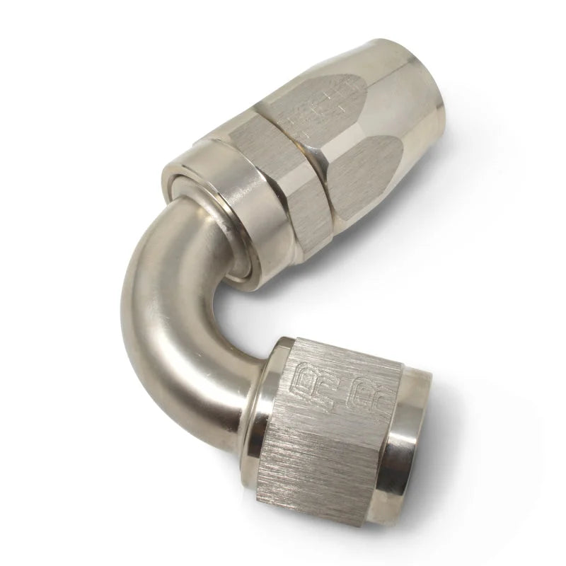 Russell Performance -8 AN Endura 120 Degree Full Flow Swivel Hose End (With 3/4in Radius) - Additional View 5