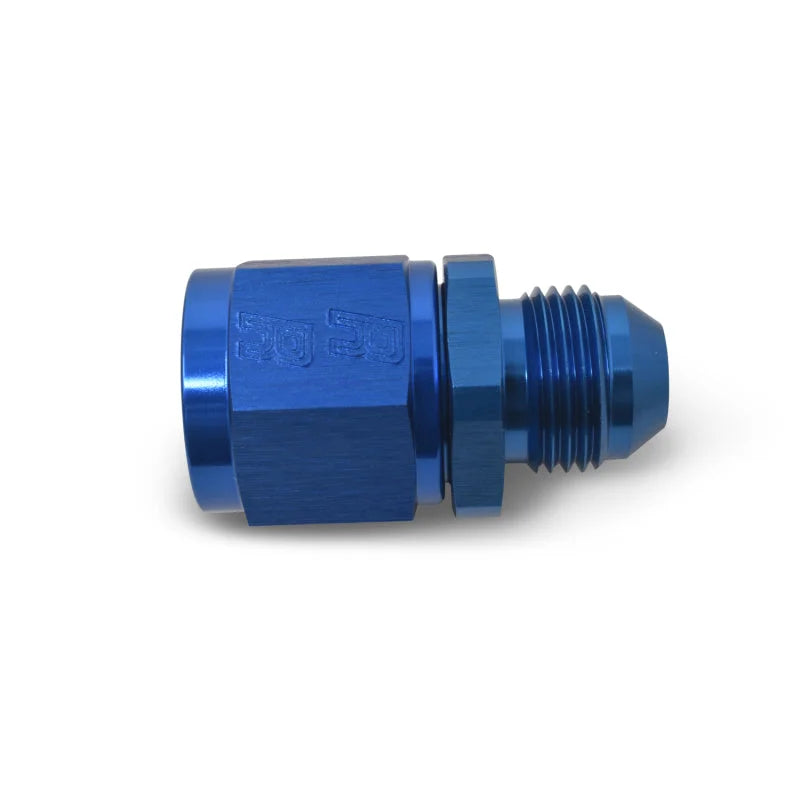 Russell Performance -8 AN Female to -4 AN to Male B-Nut Reducer (Blue) - Additional View 7