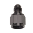 Load image into Gallery viewer, Russell Performance -8 AN Female to -6 AN to Male B-Nut Reducer (Black) - Main Product View